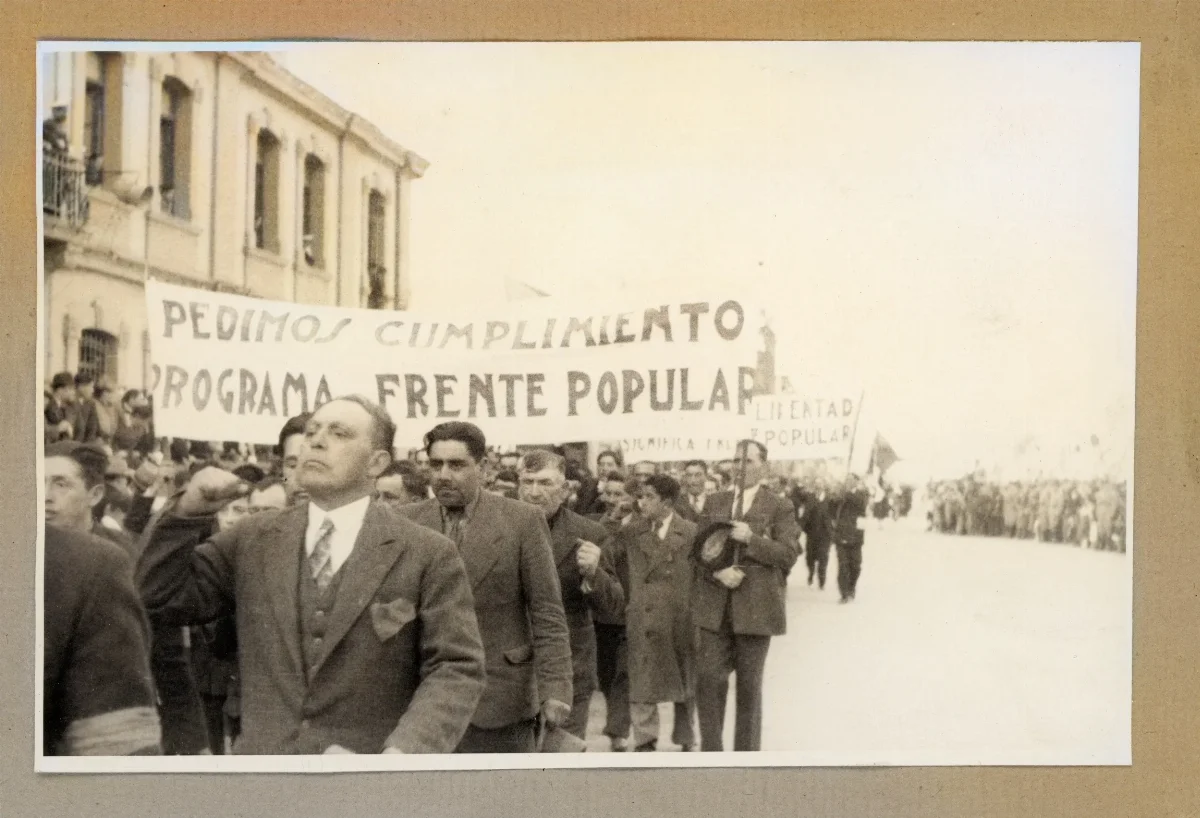 Presidente en acto de campaña del Frente Popular en Punta Arenas — Punta Arenas — 1939 | Chile de Ayer