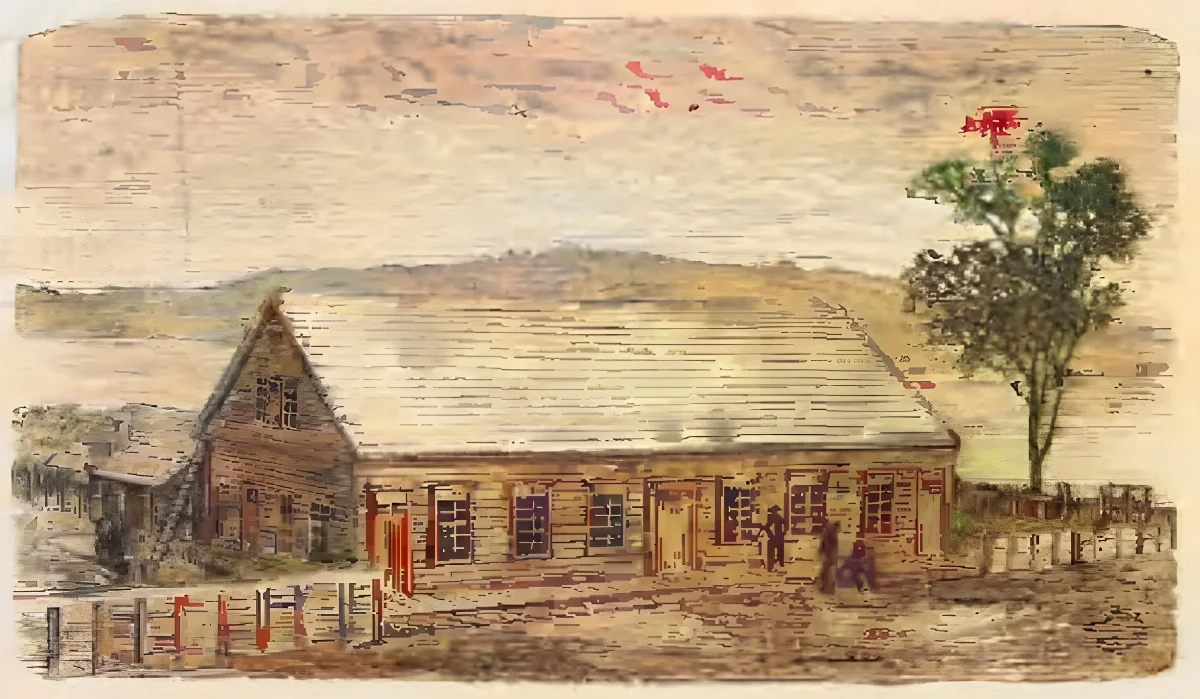 Puerto Montt - Casa de un colono — 1872 | Chile de Ayer