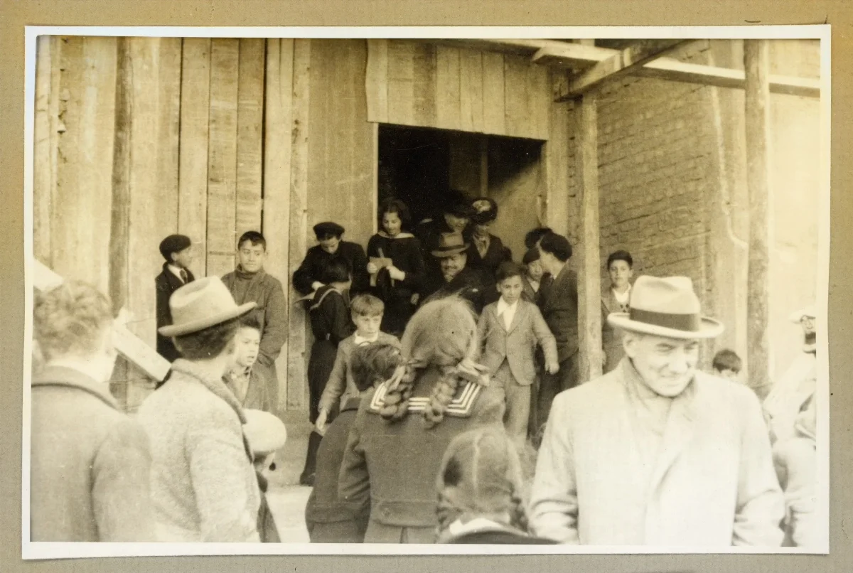 Presidente Aguirre Cerda en acto oficial en Punta Arenas — Punta Arenas — 1939 | Chile de Ayer