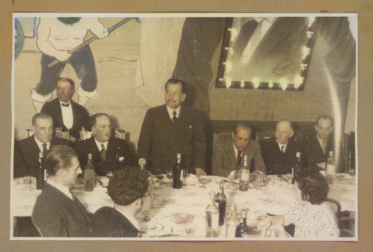 Banquete oficial con autoridades presidenciales — aprox. 1939 | Chile de Ayer