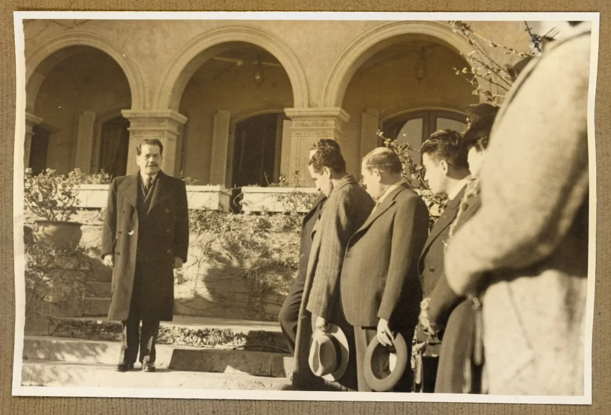 Recepción oficial de autoridades en Viña del Mar — Viña del Mar — 1940 | Chile de Ayer