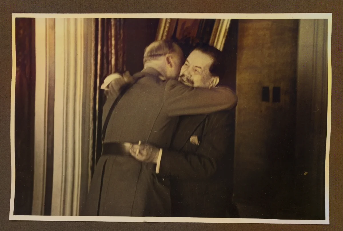 Encuentro oficial del Presidente Pedro Aguirre Cerda con delegación diplomática — Viña del Mar — 1940 | Chile de Ayer