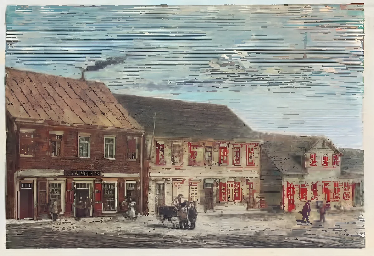 Valdivia - Calle de la Independencia — 1872 | Chile de Ayer