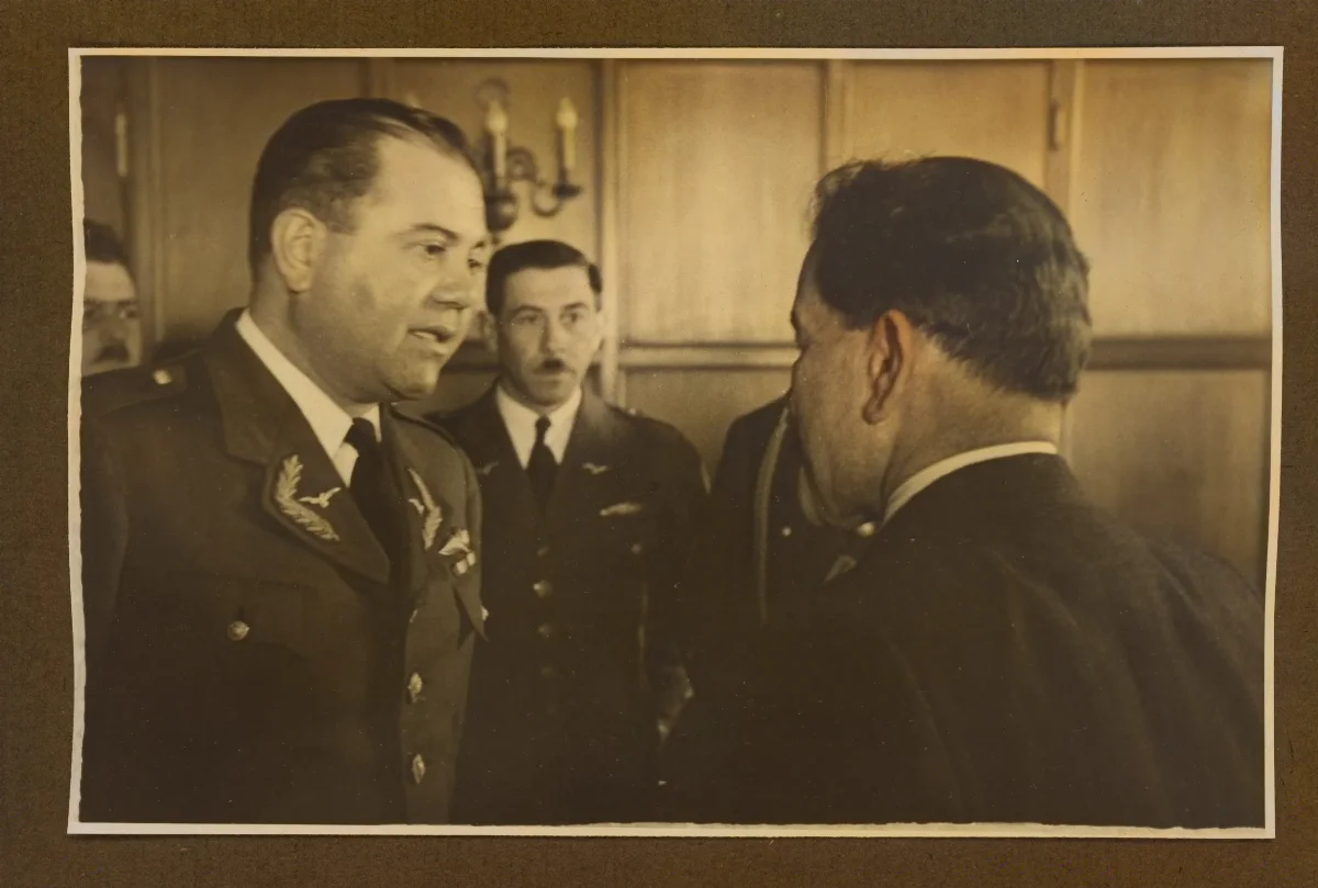 Autoridades en recepción oficial en Viña del Mar — Viña del Mar — 1940 | Chile de Ayer