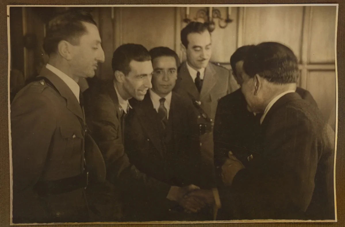 Reunión oficial con autoridades militares — Viña del Mar — 1940 | Chile de Ayer