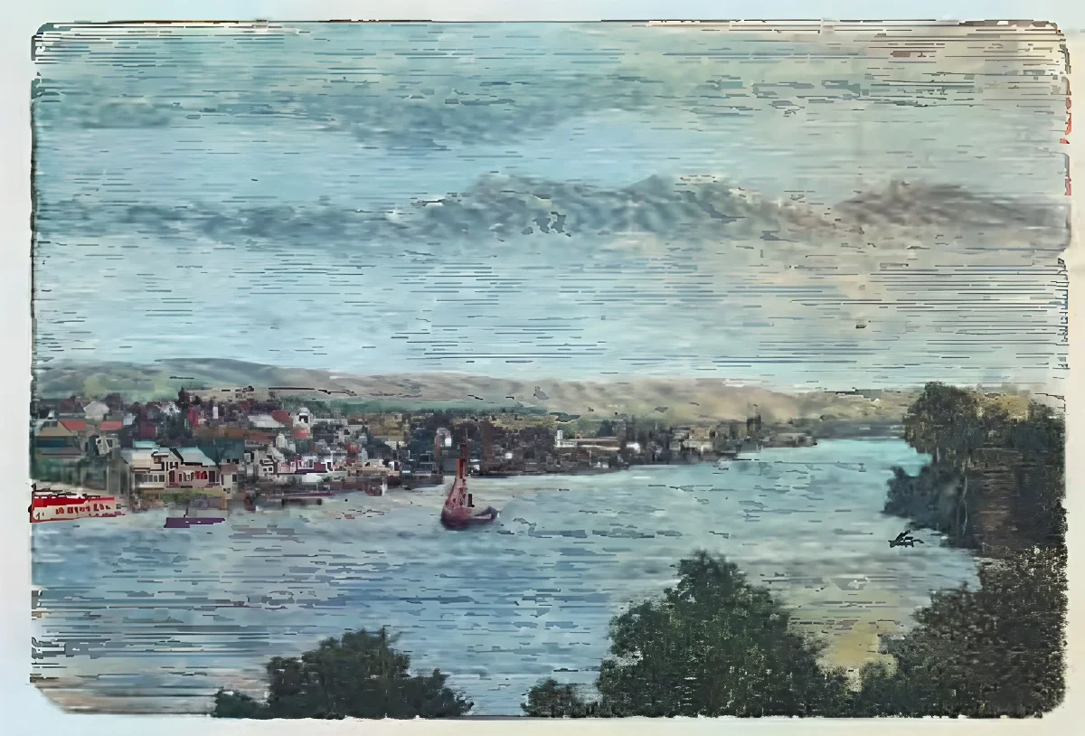 Valdivia - Conclusion de la ciudad — 1872 | Chile de Ayer