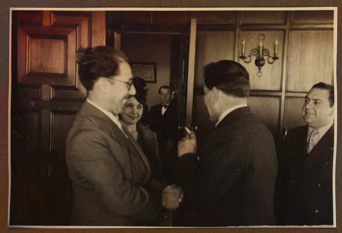 Recepción presidencial en reunión de autoridades — Viña del Mar — 1940 | Chile de Ayer