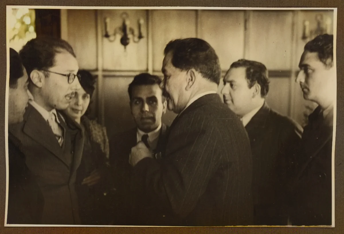 Reunión de autoridades en acto oficial — Viña del Mar — 1940 | Chile de Ayer