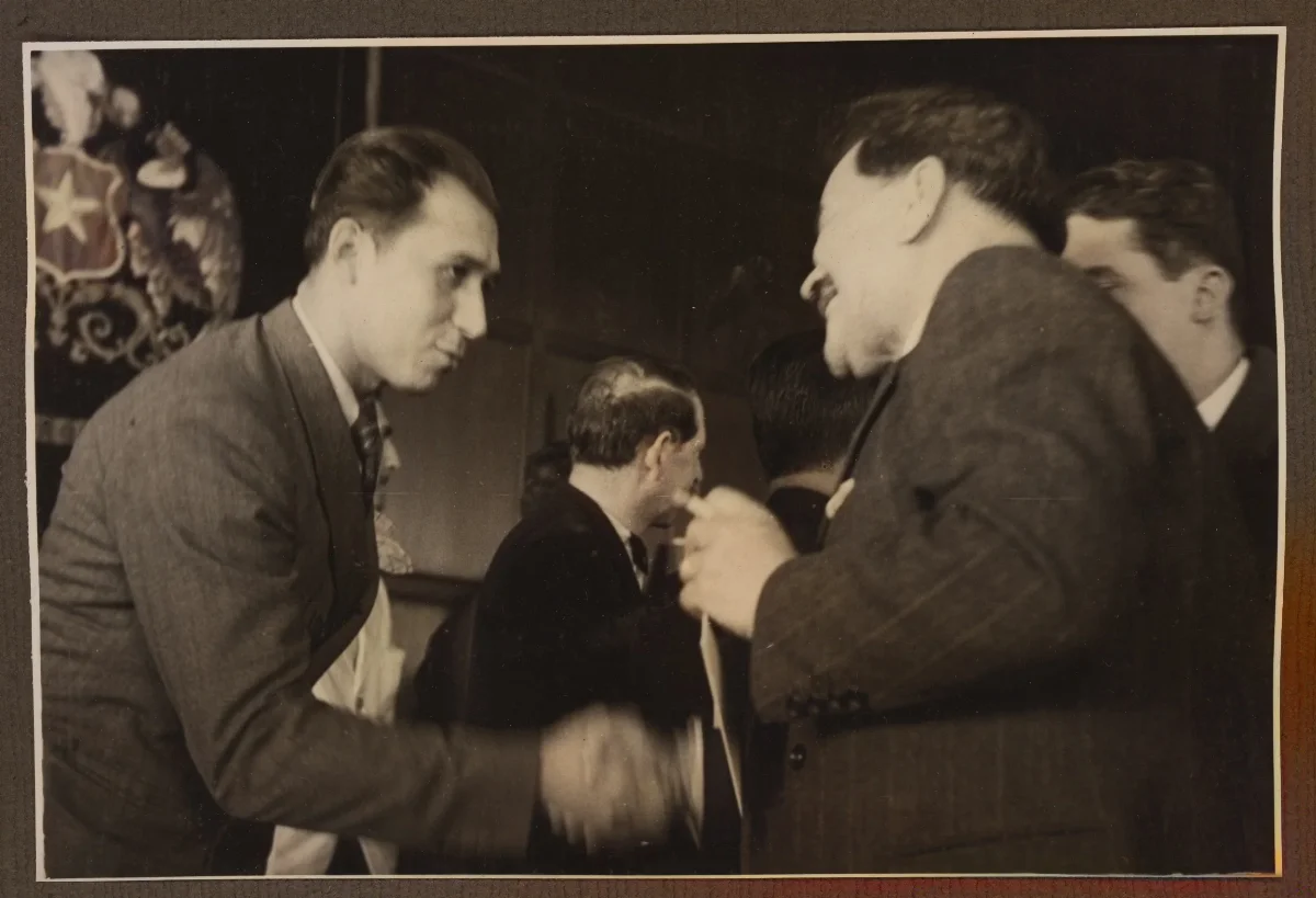 Acto oficial de reconocimiento entre autoridades civiles — Viña del Mar — 1940 | Chile de Ayer