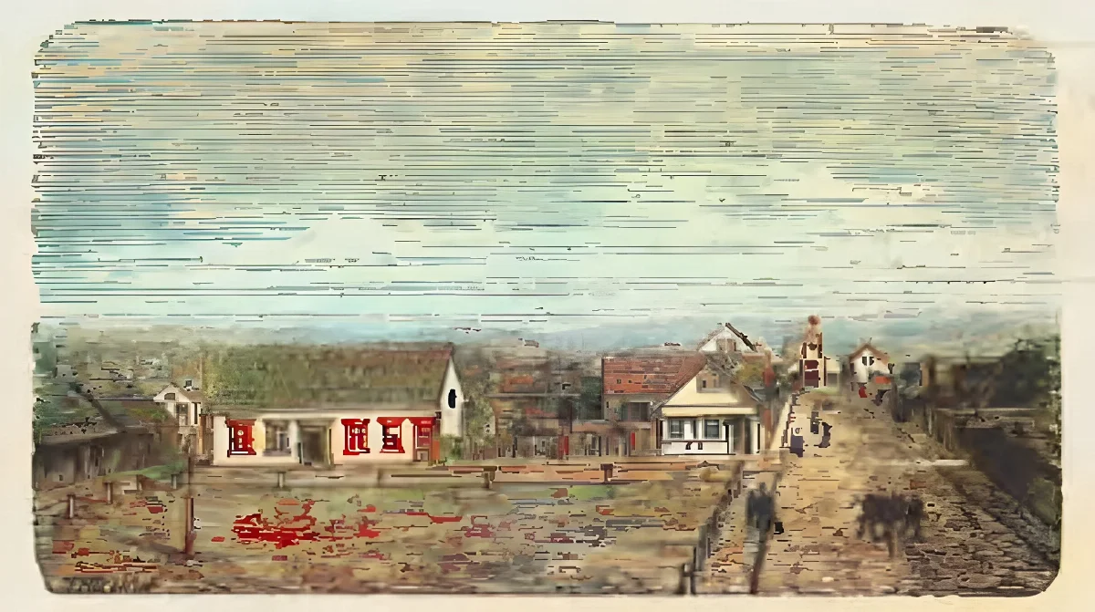 Valdivia - Plaza principal — 1872 | Chile de Ayer