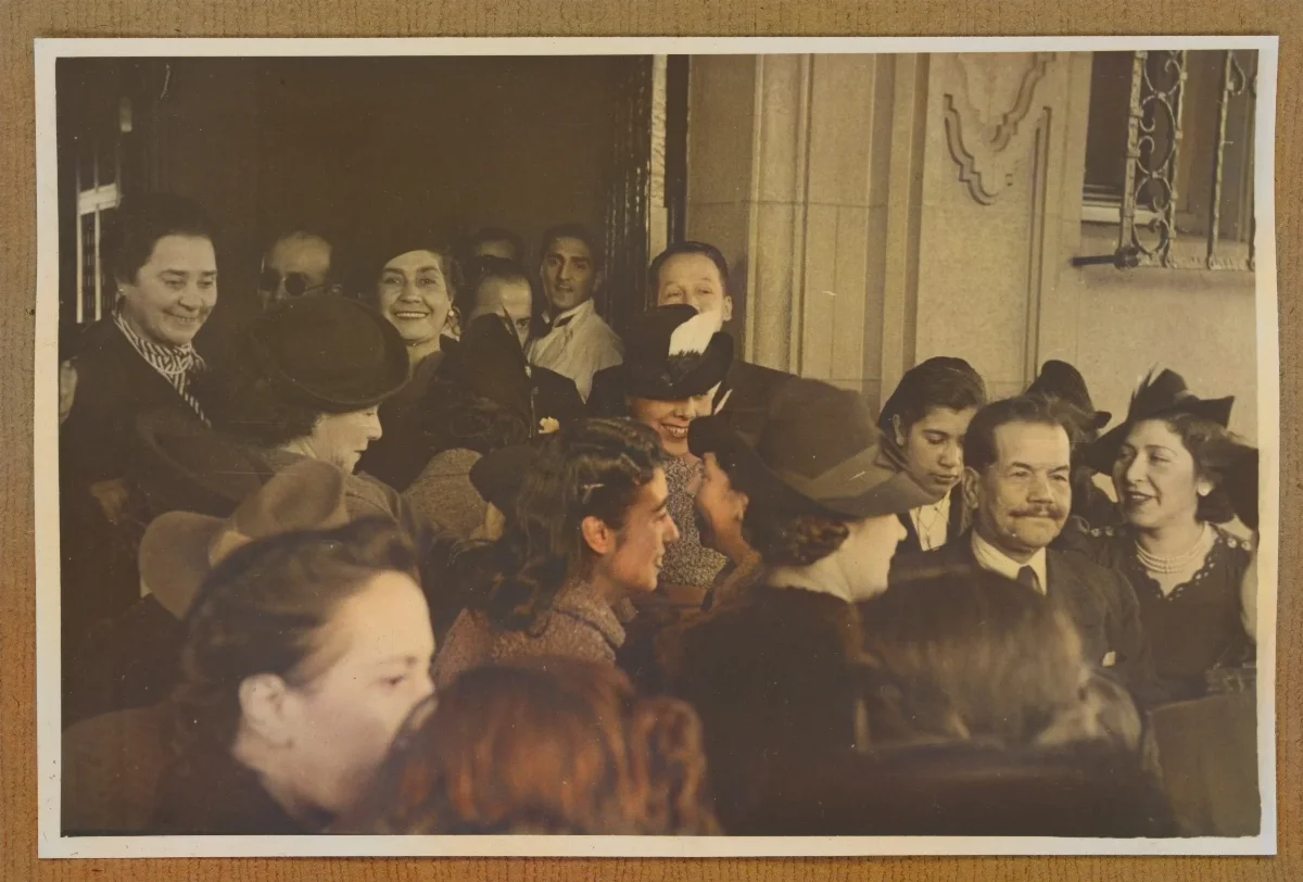 Acto oficial de recepción en Viña del Mar — Viña del Mar — 1940 | Chile de Ayer