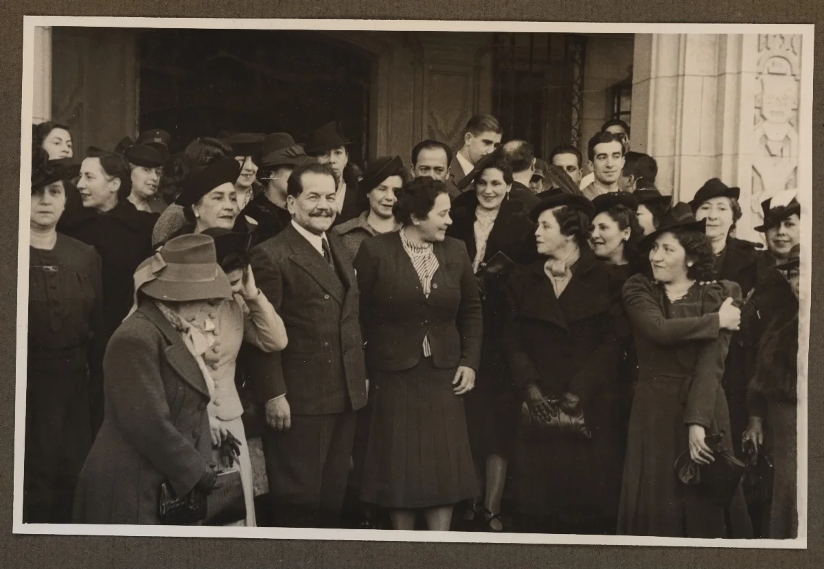 Recepción oficial en Viña del Mar — Viña del Mar — 1940 | Chile de Ayer