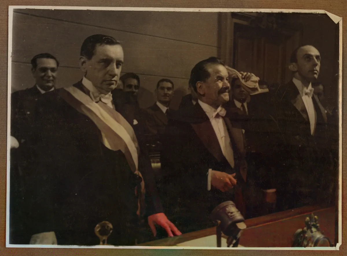 Ceremonia de cambio de mando presidencial — Santiago — 1938 | Chile de Ayer