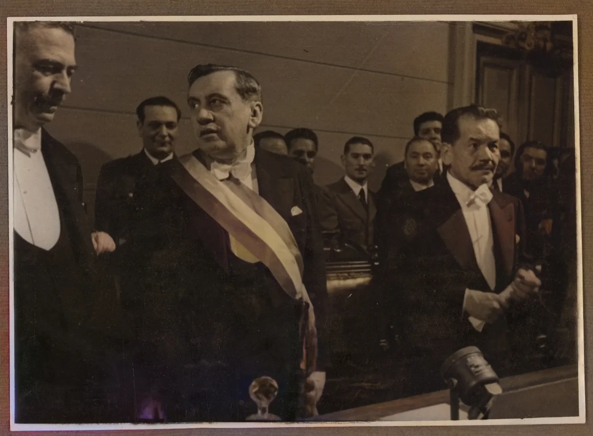 Ceremonia de cambio de mando presidencial — Santiago — 1938 | Chile de Ayer