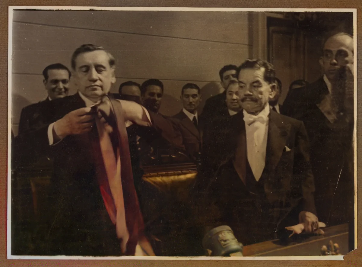 Ceremonia de cambio de mando presidencial — Santiago — 1938 | Chile de Ayer