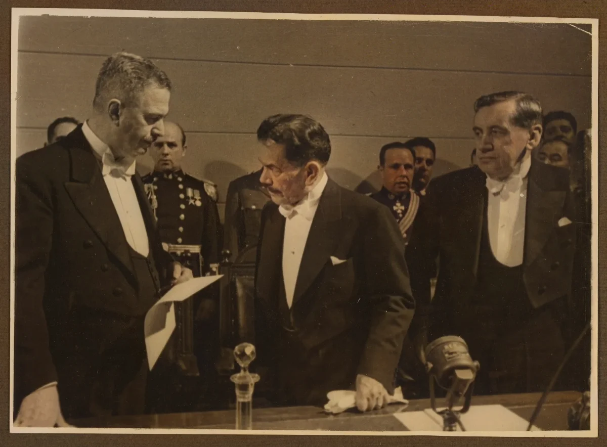 Juramento de Ascensión de Pedro Aguirre Cerda — Santiago — 1938 | Chile de Ayer