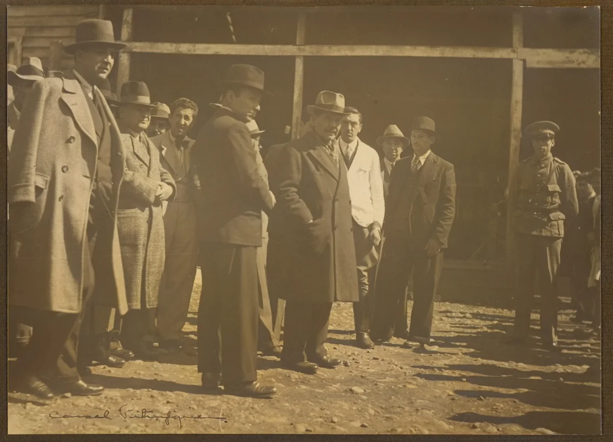 Acto oficial presidencial en Pitrufquén — Pitrufquén — 1939 | Chile de Ayer
