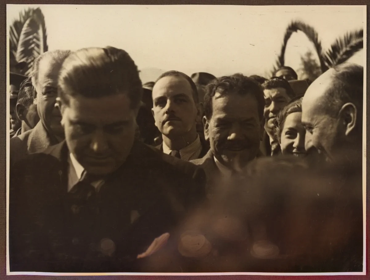Autoridades civiles en acto oficial presidencial de zona norte — aprox. 1939 | Chile de Ayer