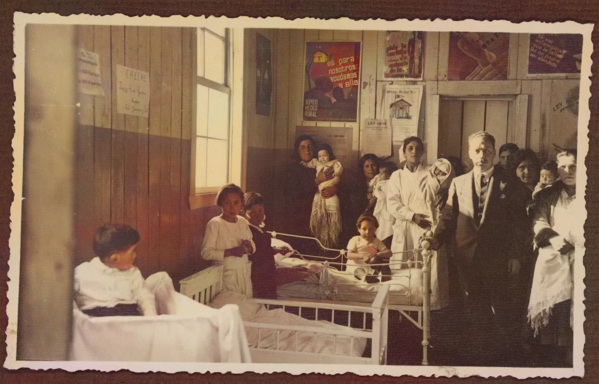 Visita presidencial a institución hospitalaria — aprox. 1939 | Chile de Ayer