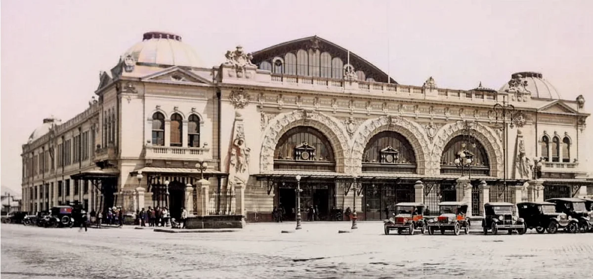 Estación Mapocho, Santiago durante el año 1920 — Estación Mapocho — 1920 | Chile de Ayer