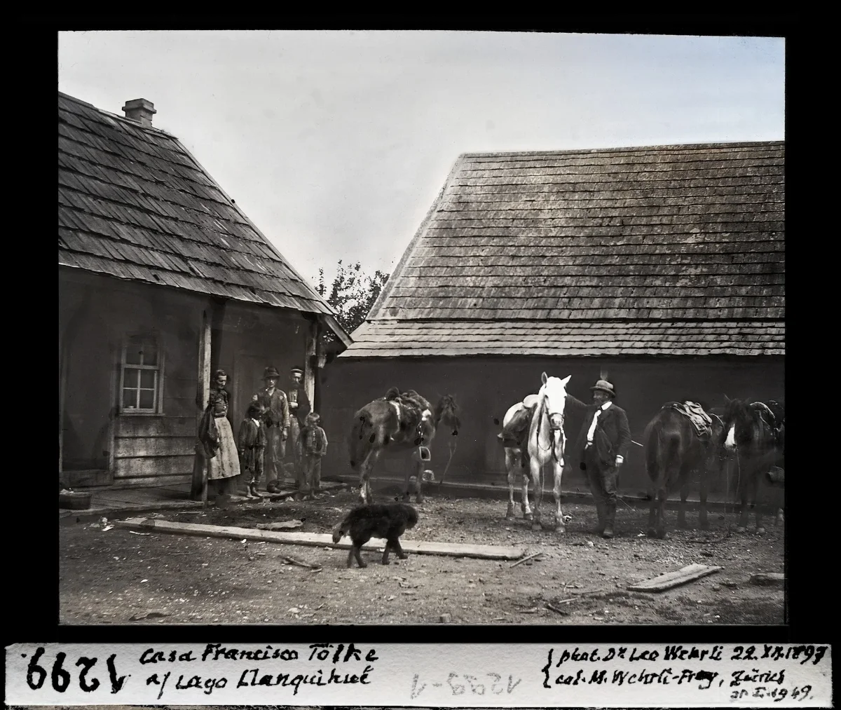 Casa Francisco Tölke, Lago Llanquihué — Puerto Montt — 1897 | Chile de Ayer