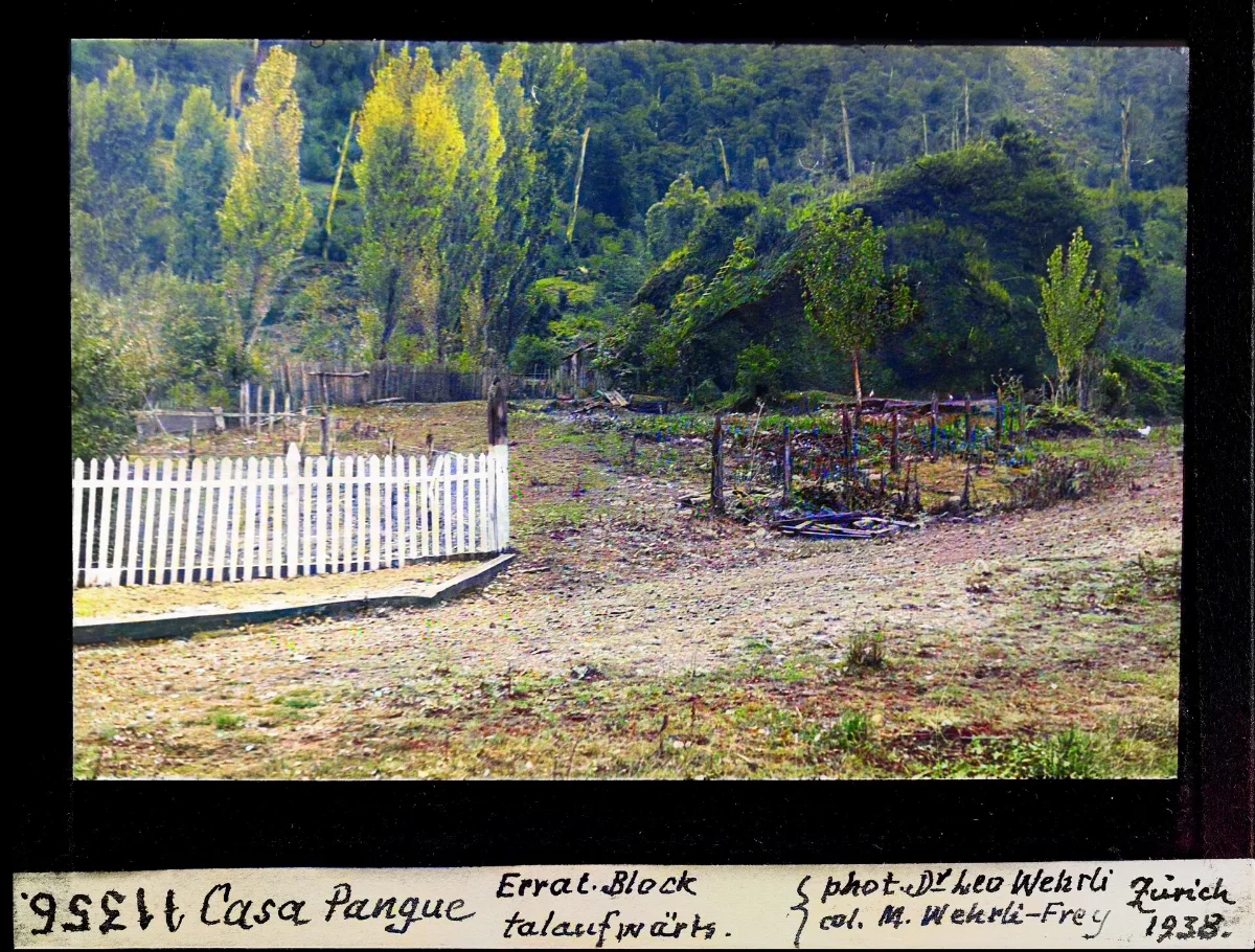 Casa Pangue, Errat Block talaufwärts — 1938 | Chile de Ayer