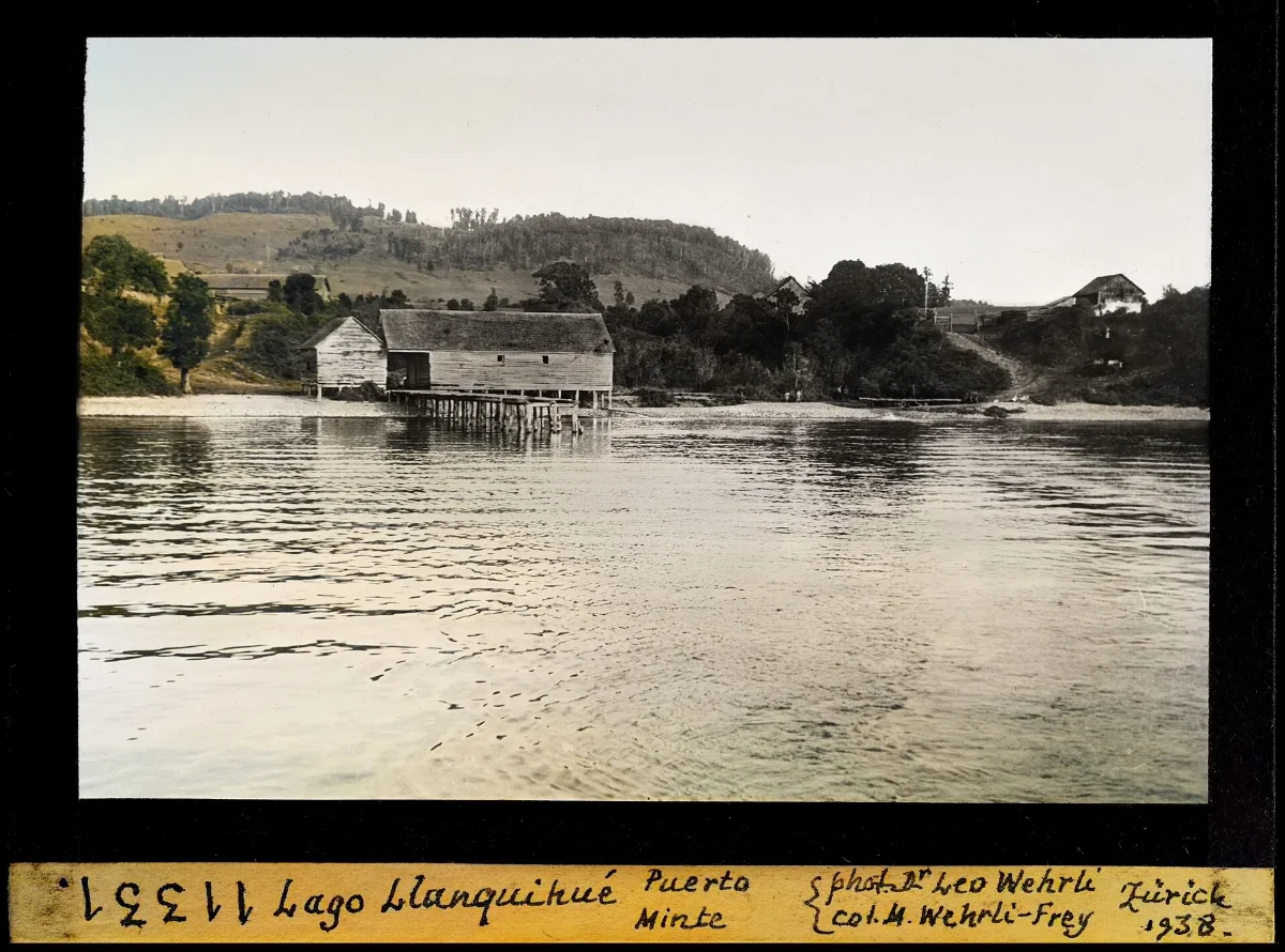 Lago Llanquihué, Puerto Minte — Llanquihue — 1938 | Chile de Ayer