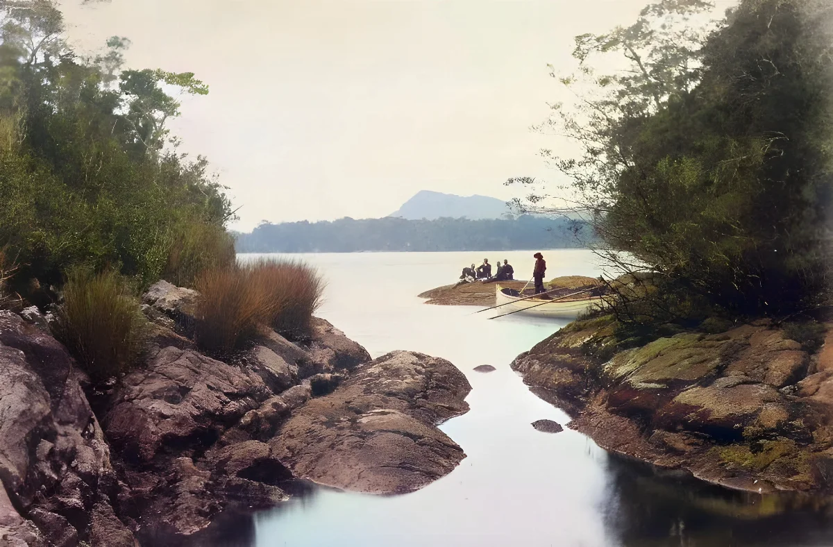 Descanso en Palena, 1893. — 1893 | Chile de Ayer