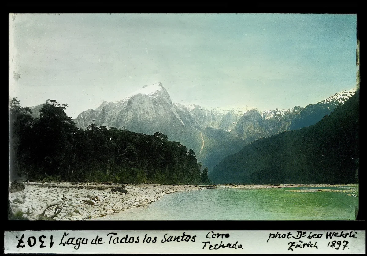 Lago de Todos los Santos, Cerro Techado — 1897 | Chile de Ayer