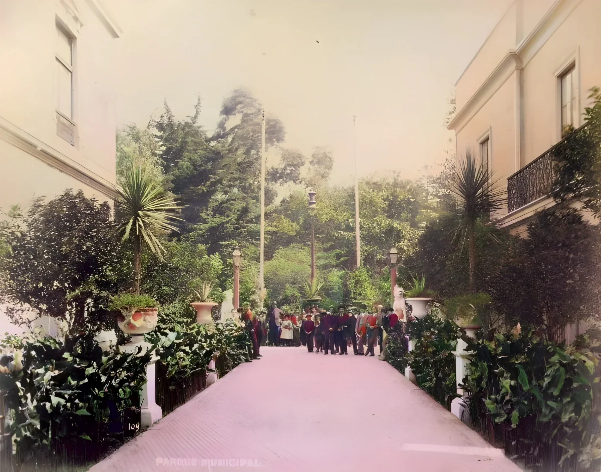 Parque Municipal de Valparaíso en 1888 — 1888 | Chile de Ayer