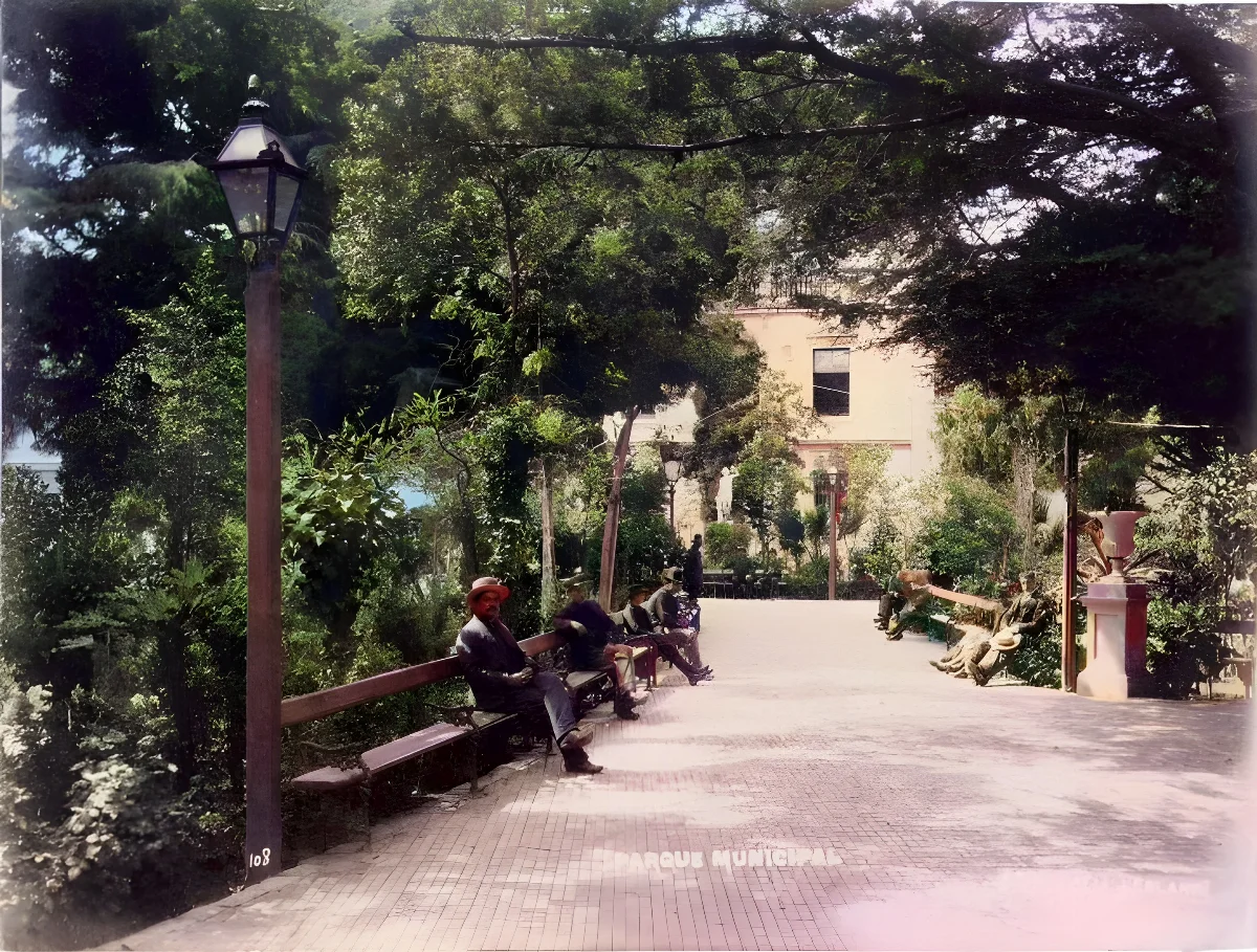 Parque Municipal de Valparaíso en 1888 — 1888 | Chile de Ayer