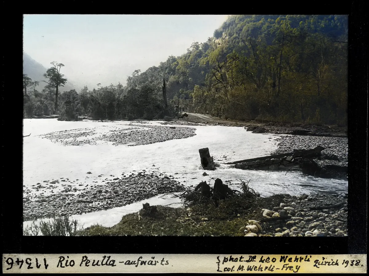 Rio Peulla aufwärts — Puerto Montt — 1938 | Chile de Ayer
