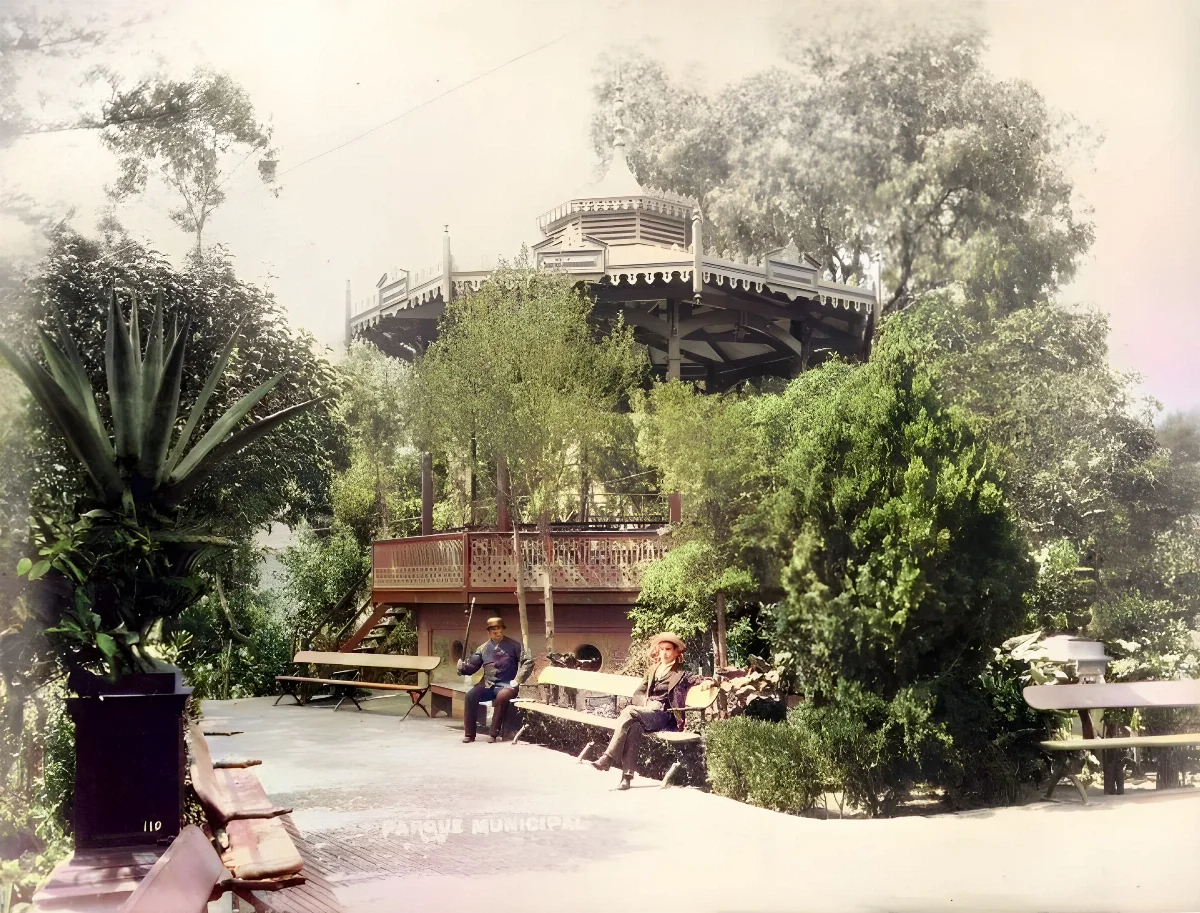 Parque Municipal de Valparaíso en 1888 — 1888 | Chile de Ayer