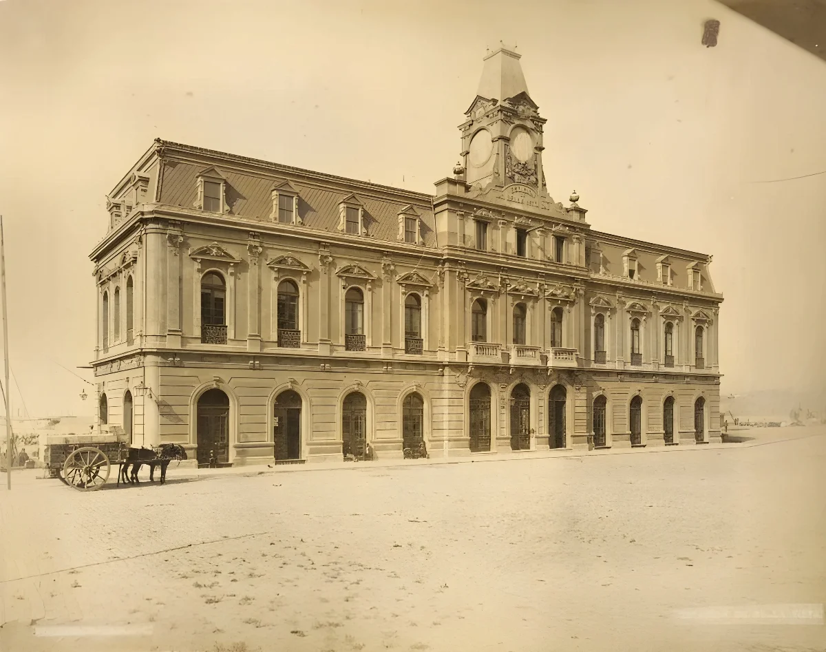 Estación Bellavista de Valparaíso, 1888 — 1888 | Chile de Ayer