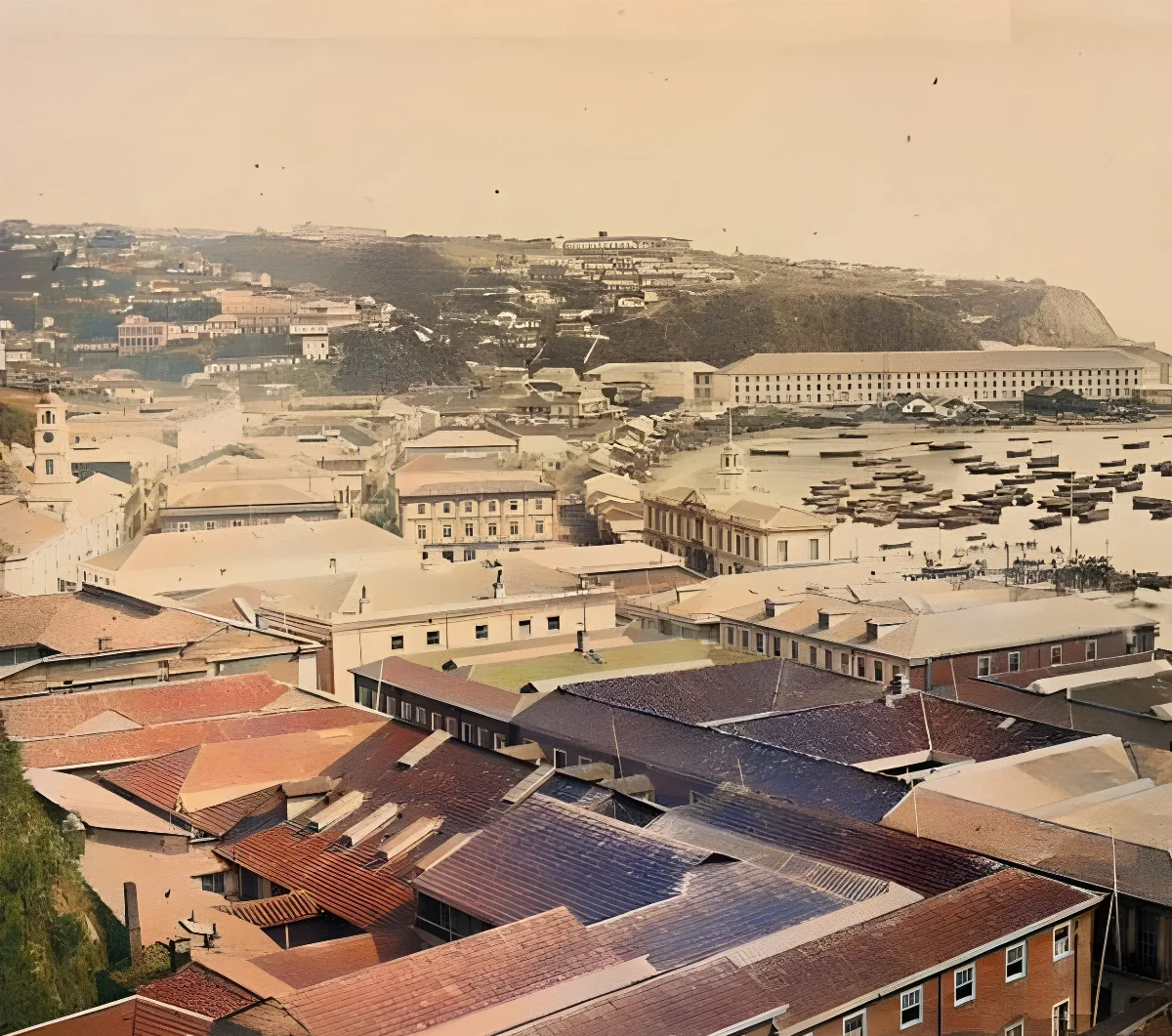 Valparaíso en 1861 — Río Calle Calle — 1861 | Chile de Ayer