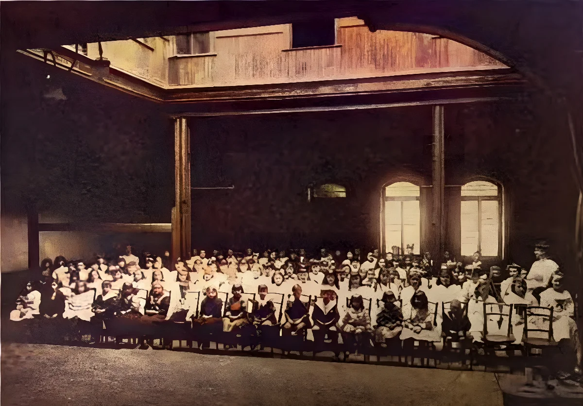 Gymnasium, Concepción College, Chile (The Chautauquan, 1908) — Concepción — 1908 | Chile de Ayer