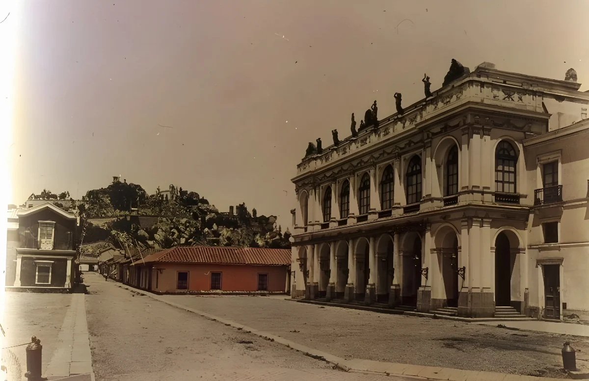 Teatro Municipal de Santiago, 1880 — Teatro Municipal — 1880 | Chile de Ayer
