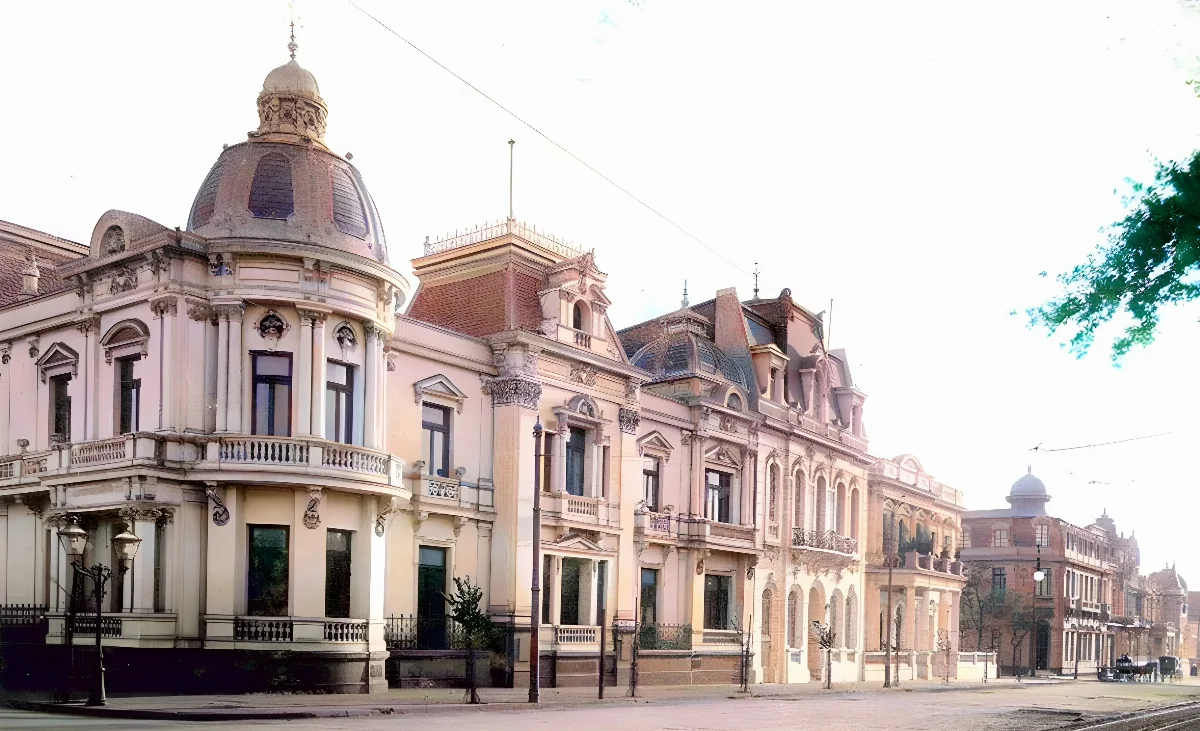 El Palacio Aldunate a principios de 1900s, Santiago — 1900 | Chile de Ayer