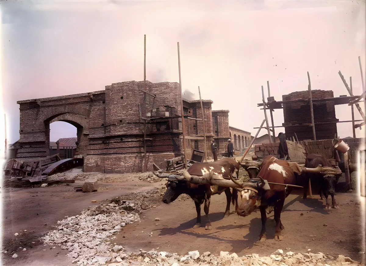 Estación Mapocho en 1907 — Estación Mapocho — 1907 | Chile de Ayer