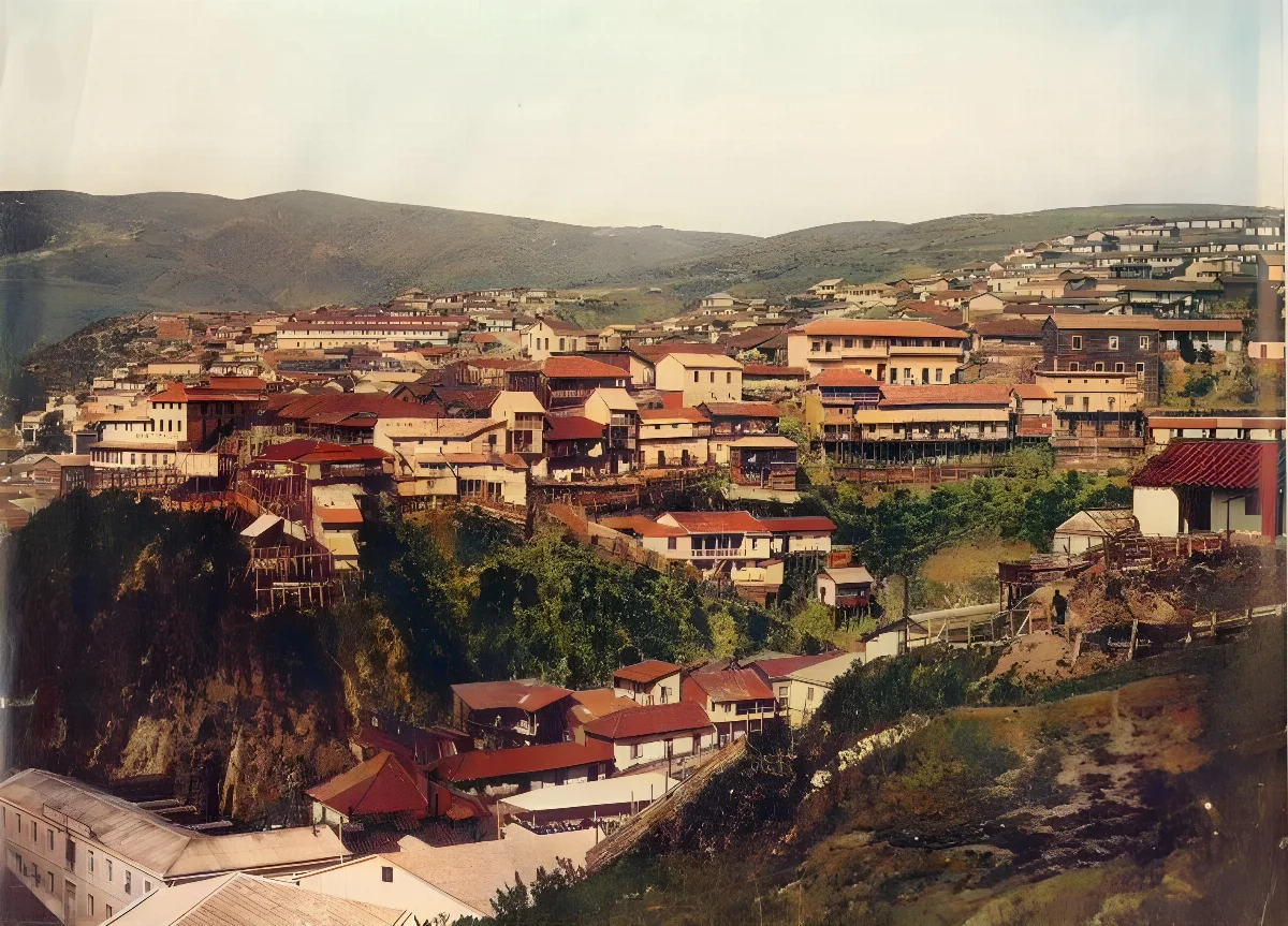 Vista cerros de Valparaiso 1864 — 1864 | Chile de Ayer