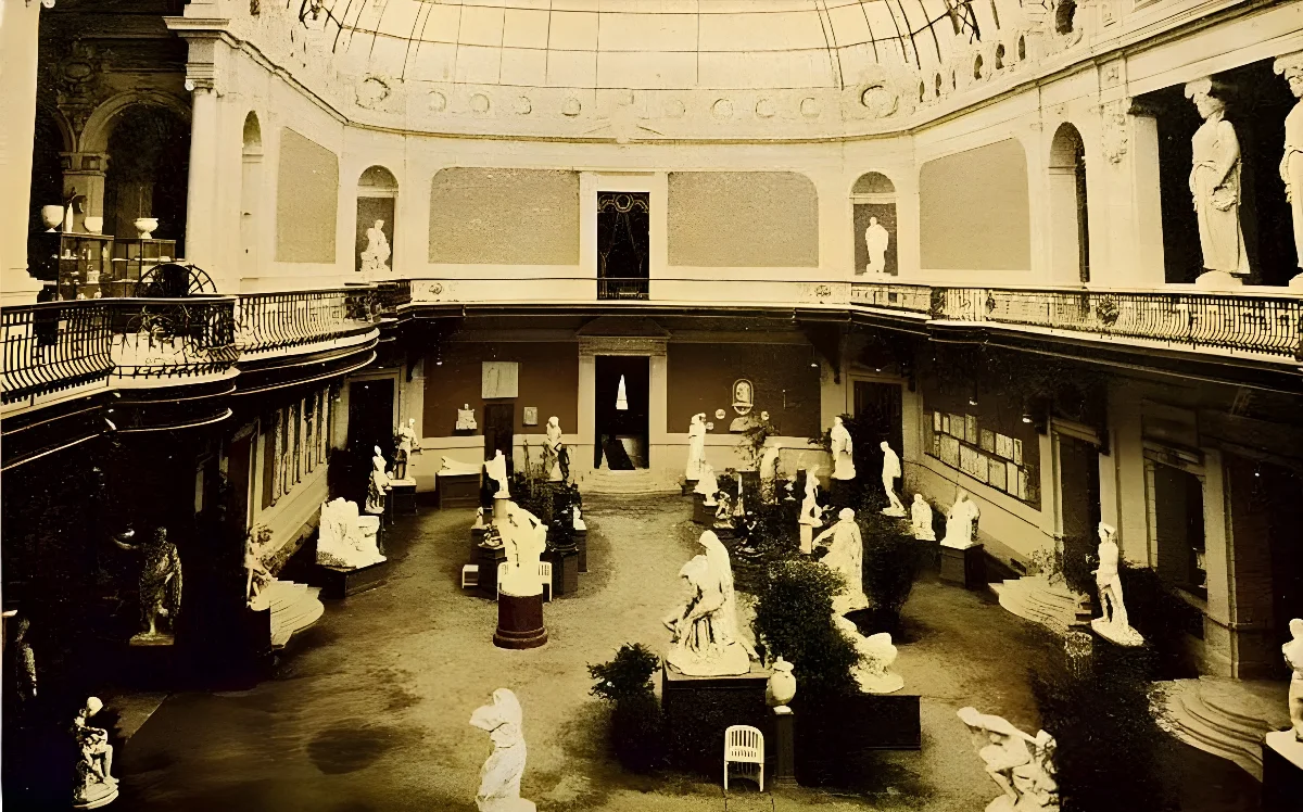 Museo Nacional de Bellas Artes en 1914. — 1914 | Chile de Ayer