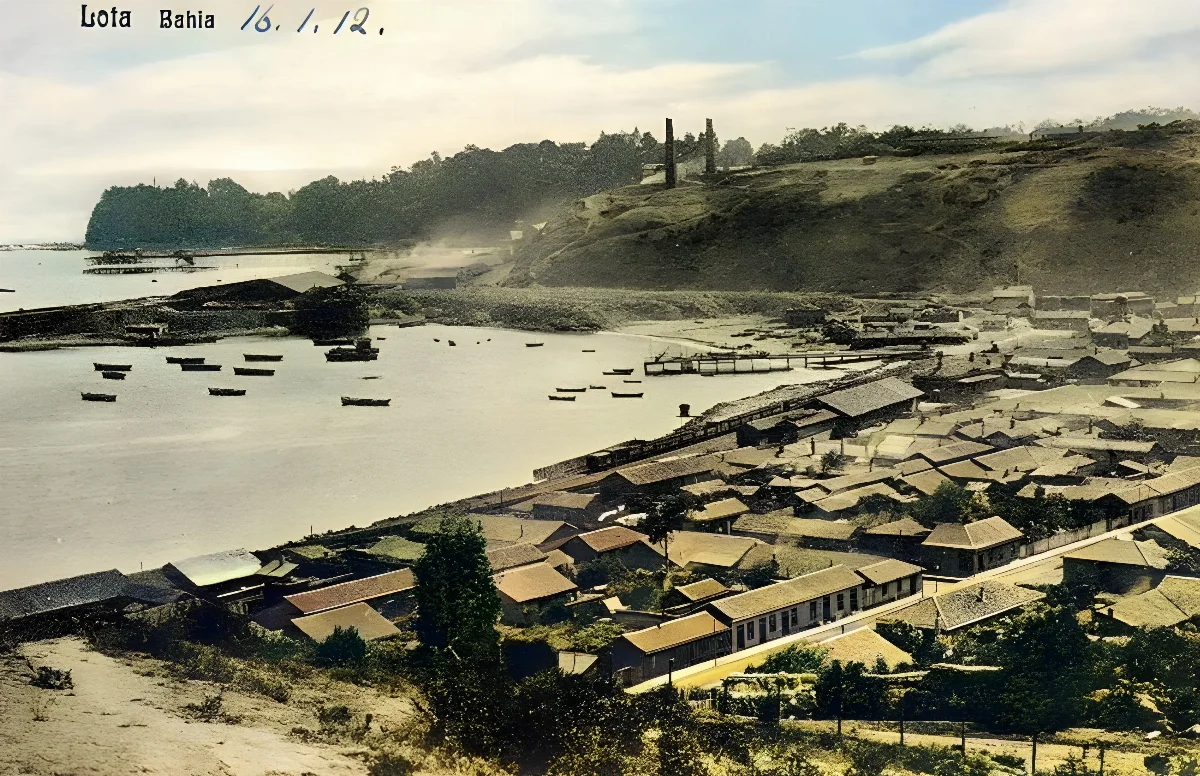 Bahia de Lota en  1912 — Bahía de Lota — 1912 | Chile de Ayer