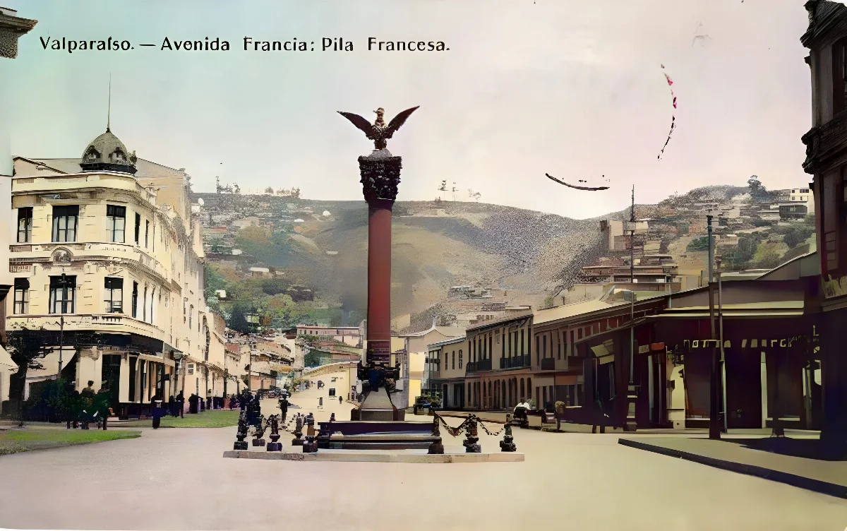 Avda. Francia de Valparaíso, 1910. — 1910 | Chile de Ayer
