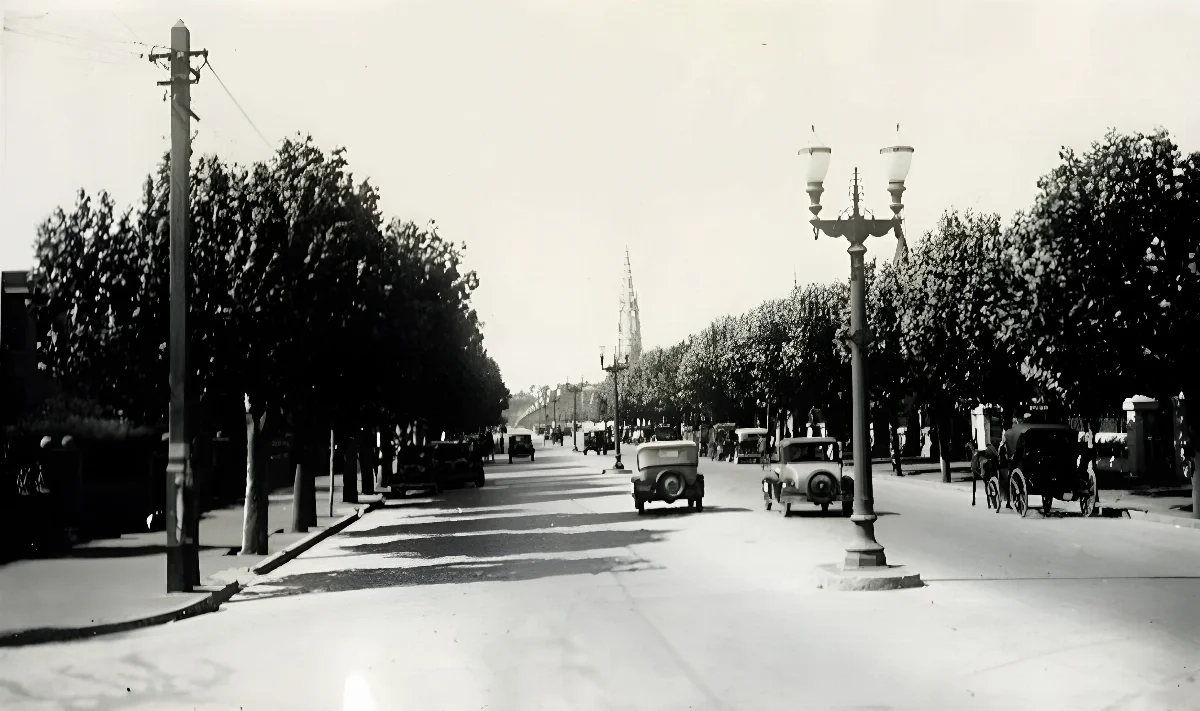 Avenida Libertad de Viña del Mar, 1920. — 1920 | Chile de Ayer
