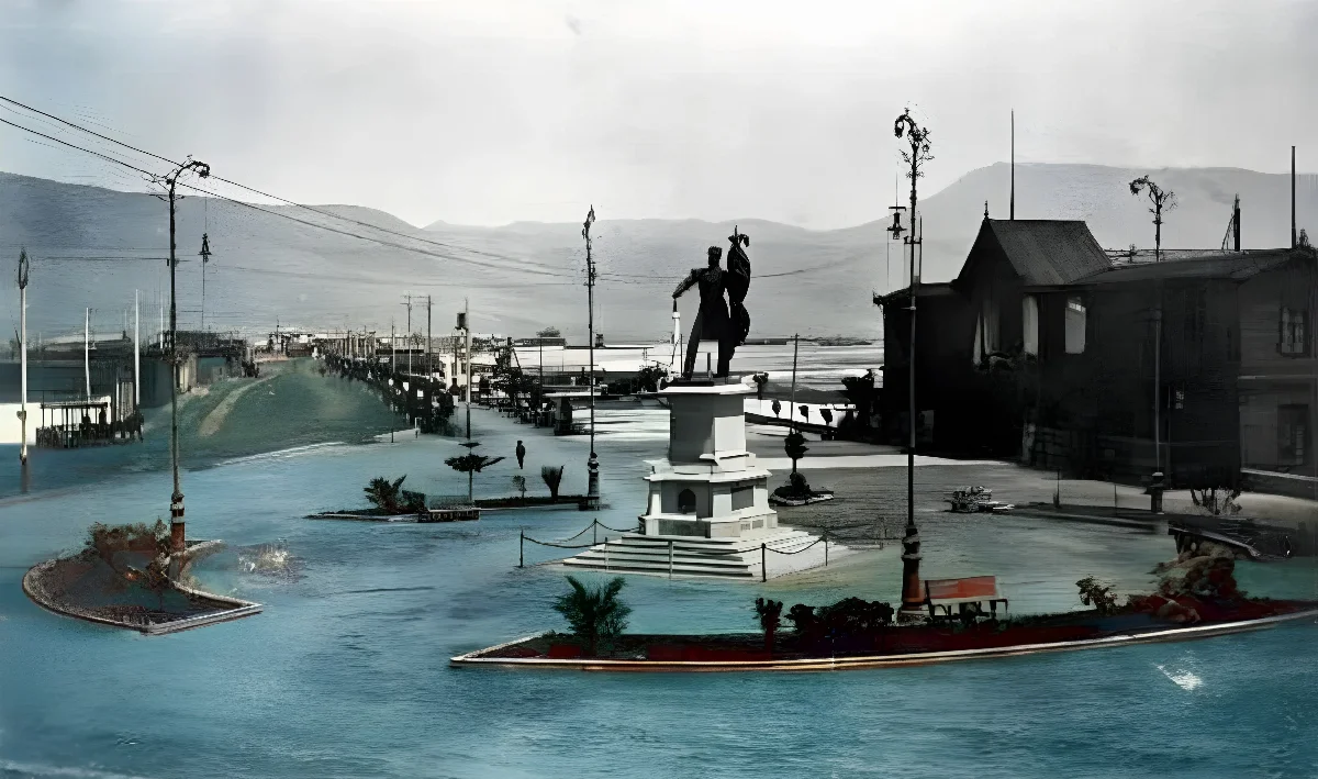 Avenida Cavancha de Iquique, 1910. — 1910 | Chile de Ayer