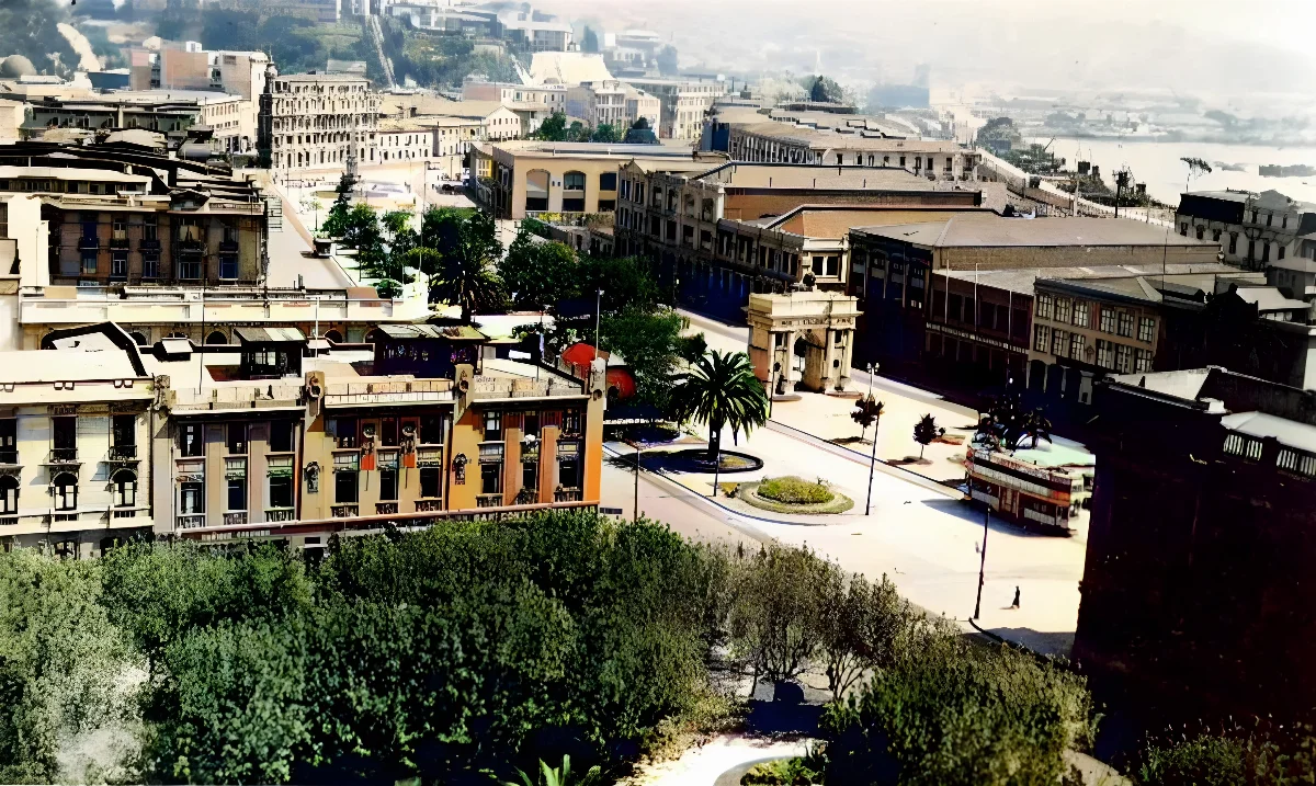 Avda. Brasil de Valparaíso en los años ’20s. — 1920 | Chile de Ayer