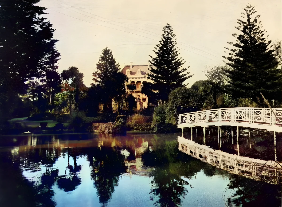 Parque de Lota, Concepción, en 1915 — Parque de Lota — 1915 | Chile de Ayer