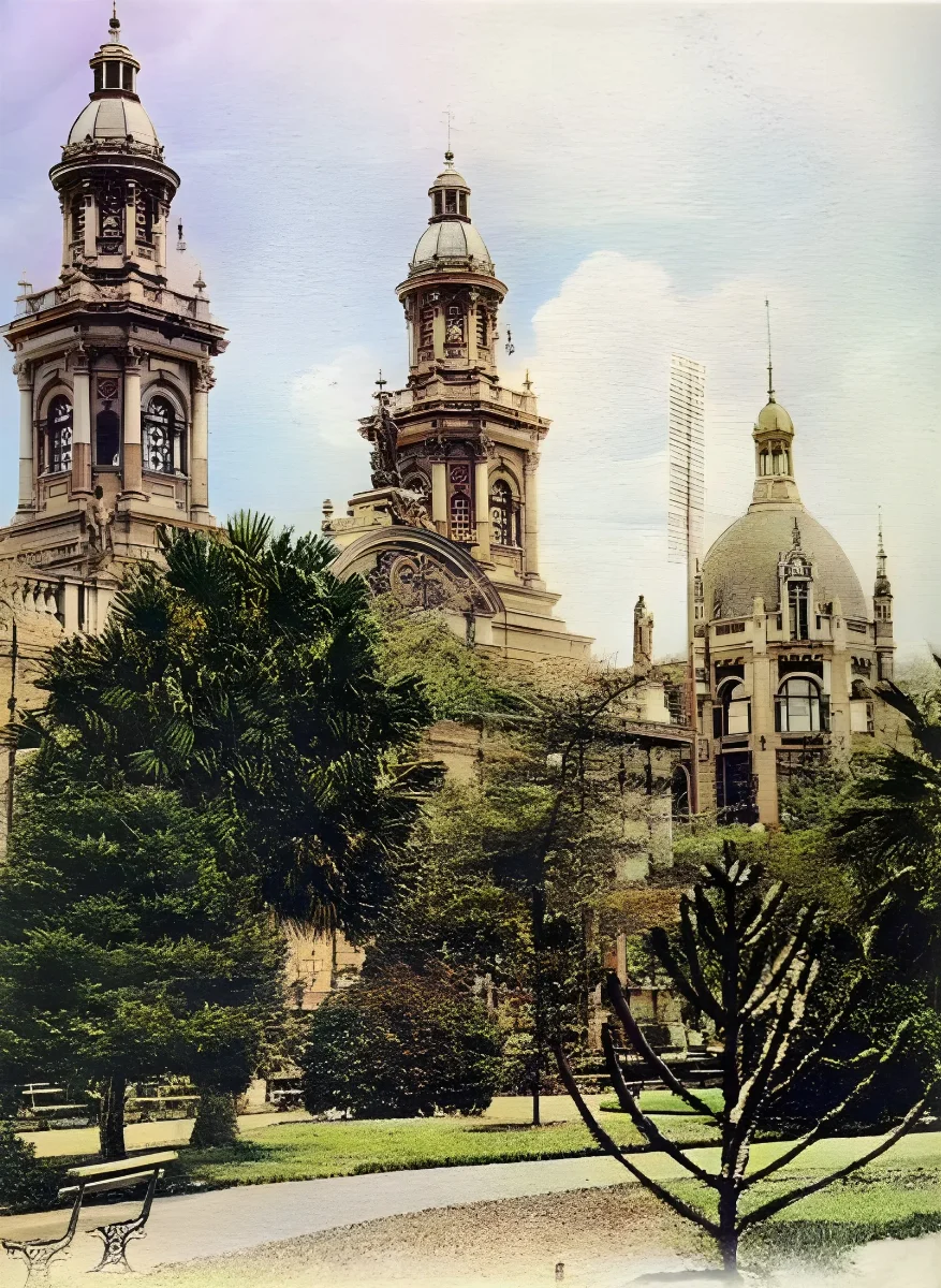 Plaza de Armas en 1910. — 1910 | Chile de Ayer