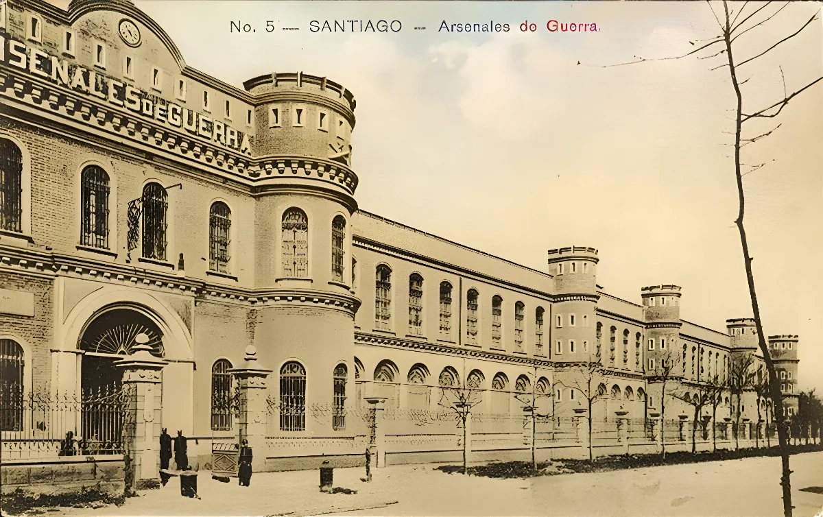 Arsenales de Guerra de Santiago, principios de Siglo XX. — 1900 | Chile de Ayer