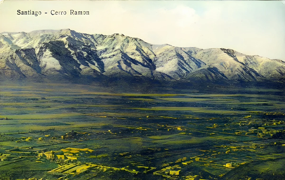 Vista de Santiago, sector Providencia a principios de Siglo XX. — 1900 | Chile de Ayer